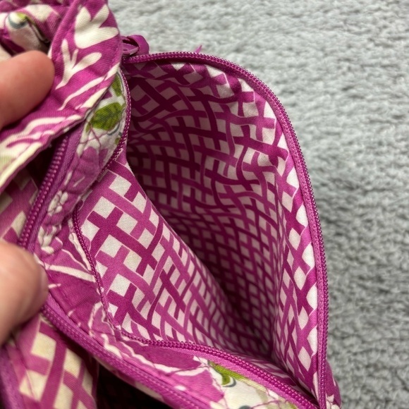 Vera Bradley Bag Julep Tulip Saddle Hipster Pink Crossbody Purse Travel Vacation - Picture 6 of 7